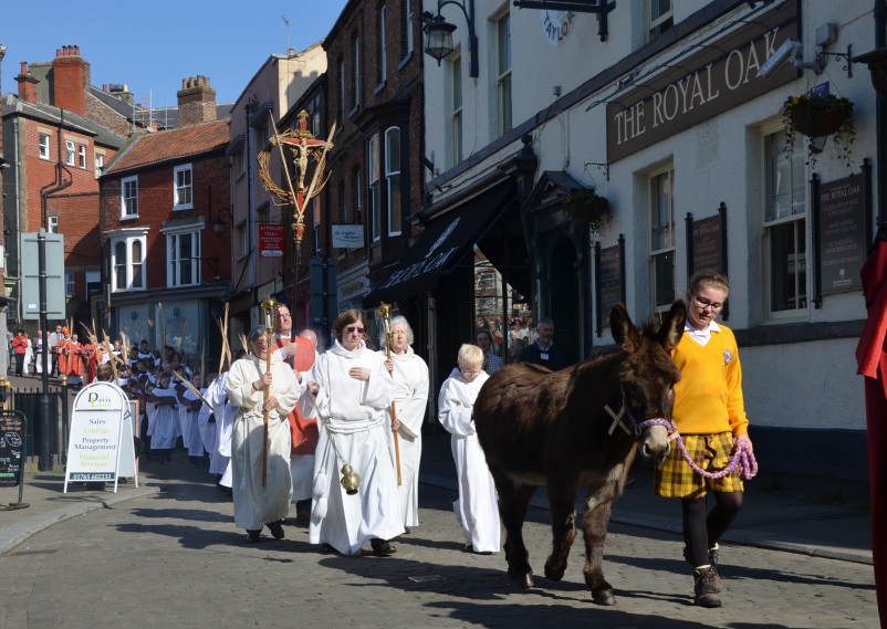 Palm Sunday procession Ripon