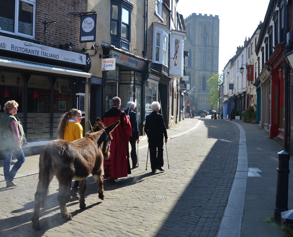 Palm Sunday procession Ripon