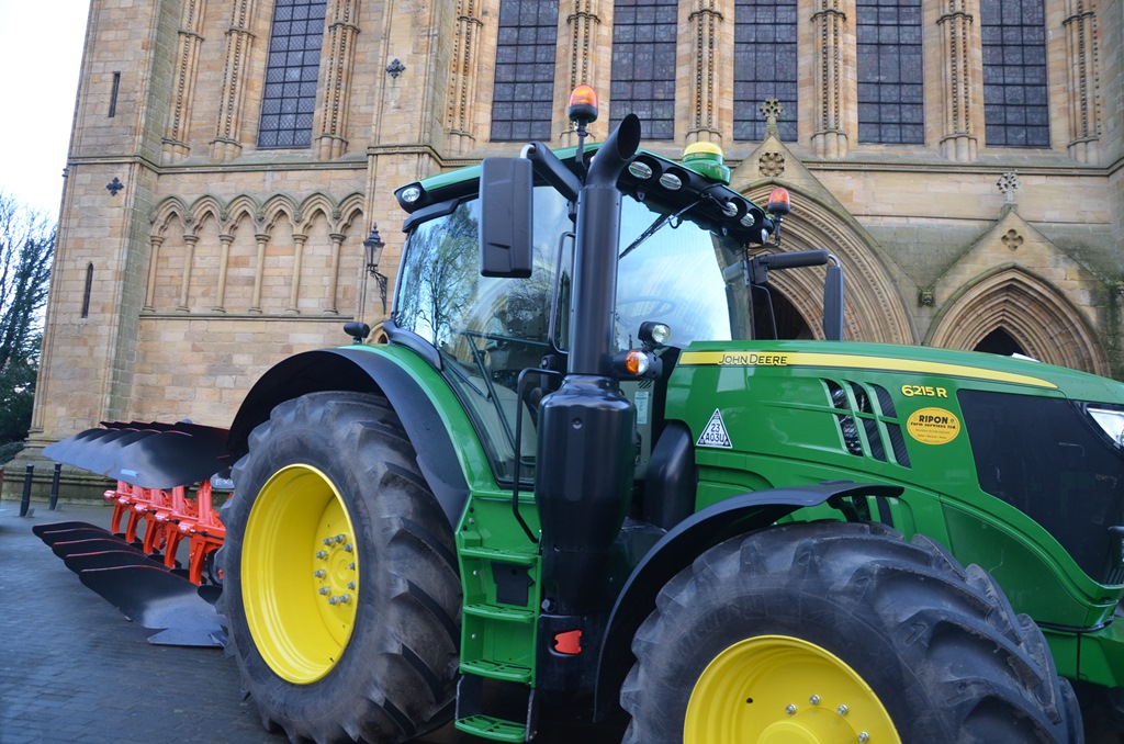 Tractor and Plough