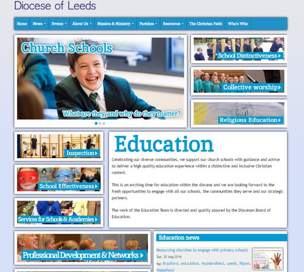 New Education home page