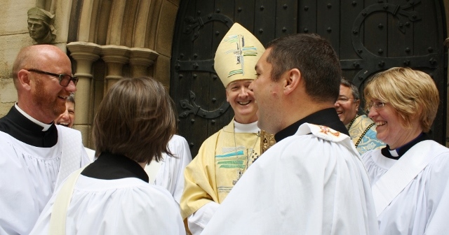 With Bishop Nick