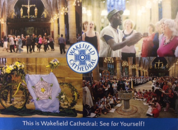 Wakefield Cathedral postcard