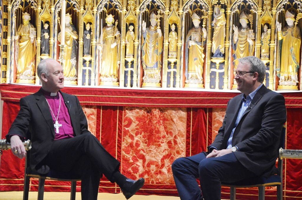 Bishop Nick with Duncan Wood