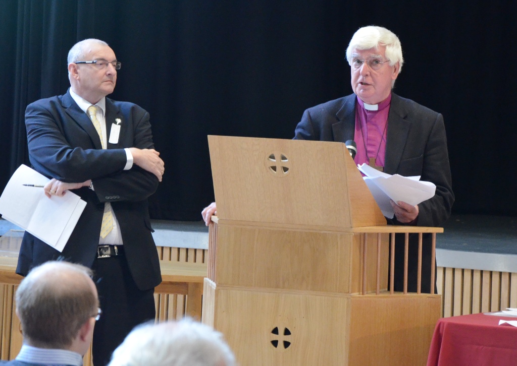 Bishop Tom and Simon Baldwin