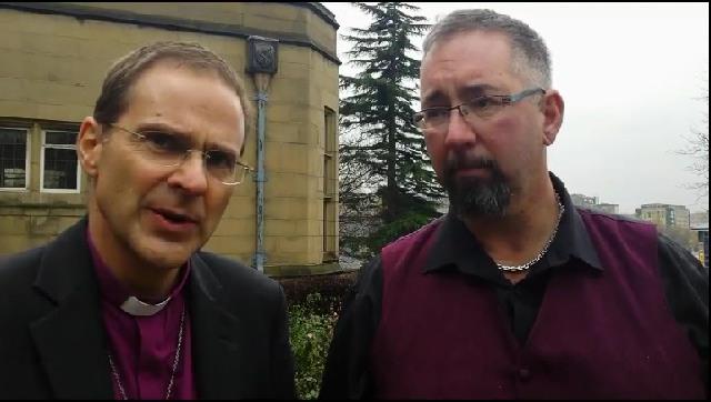 Bishop Toby meeting with Mike Haines