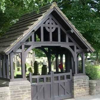 Shelley War memorial lych gate 