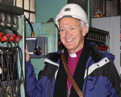 Bishop Nick at the National Mining Museum