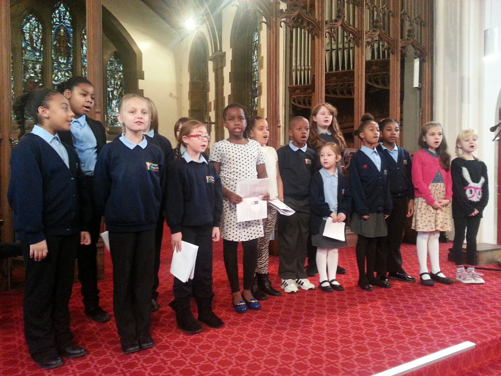 Children from Christ church Academy 