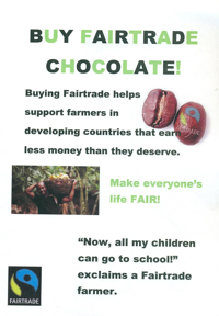 Winning Fairtrade poster in the Pre-School and Primary section