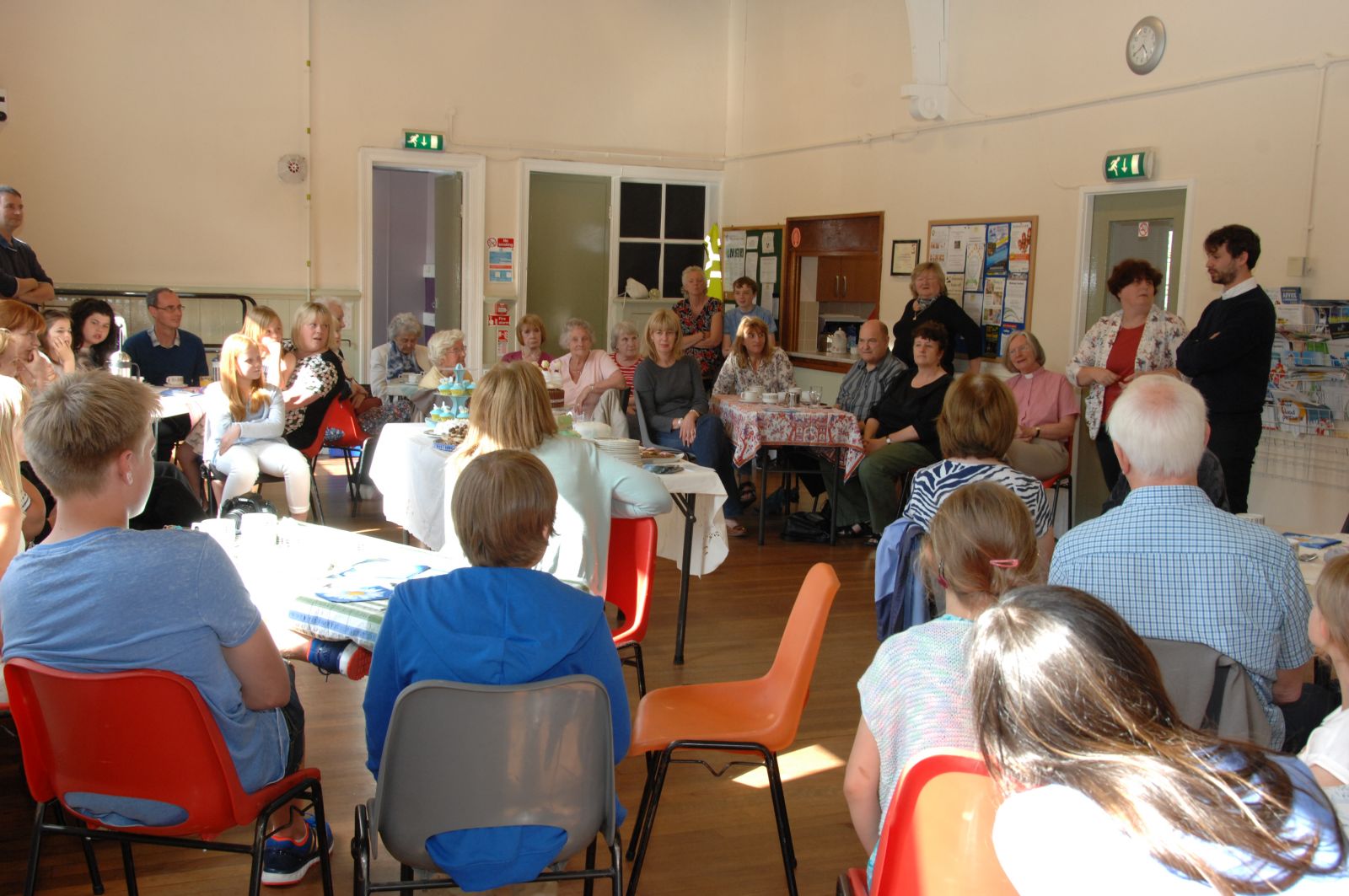 People enjoying the Heavenly Bake Off