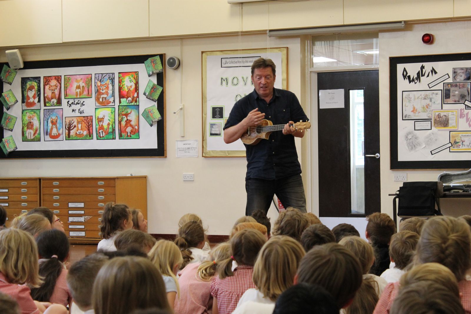 Paul Cookson teaching at Wooldale School