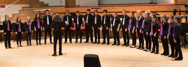 St Aidan's Choir in practice