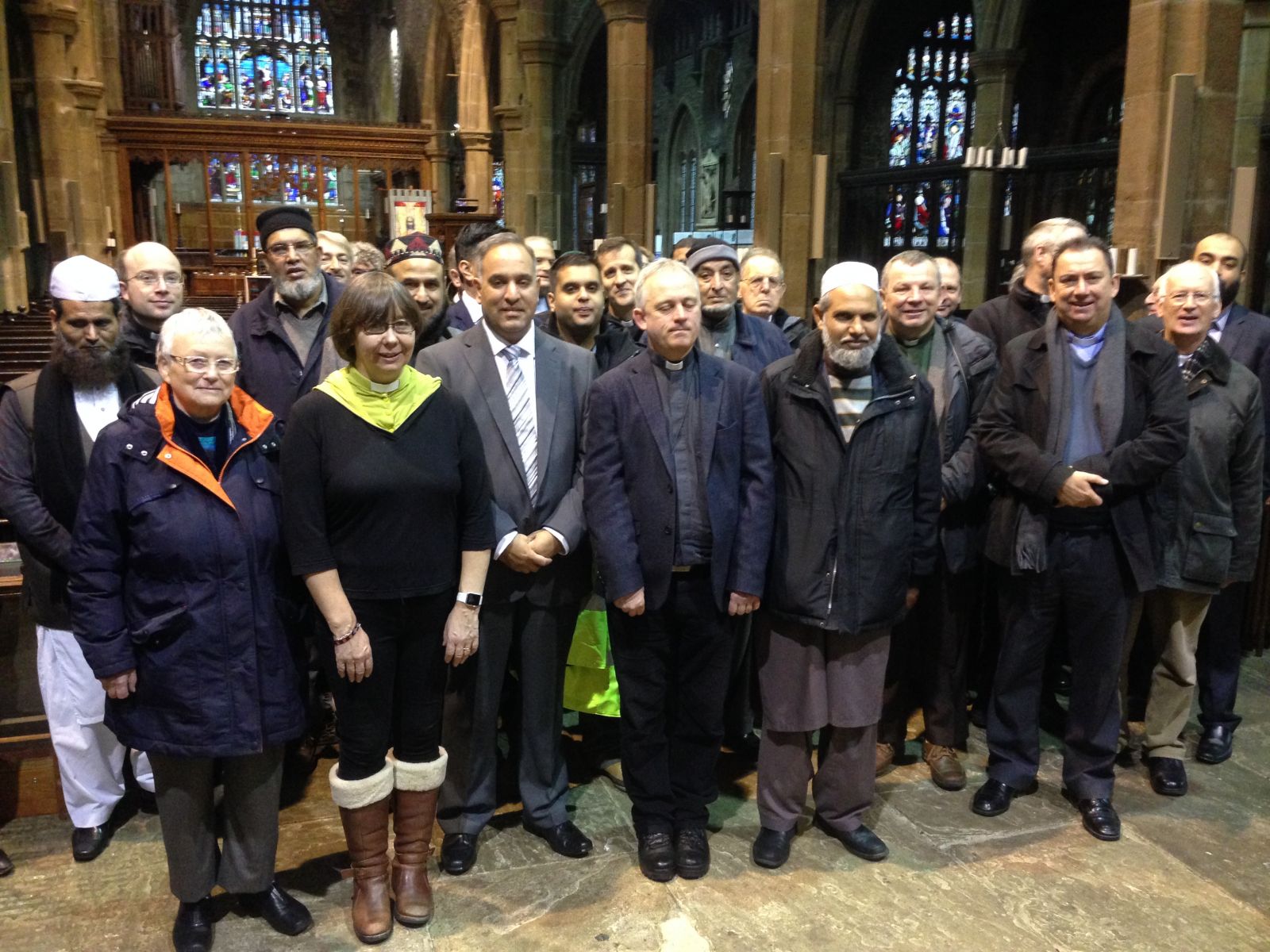 Imams and clergy meeting at Halifax Minster