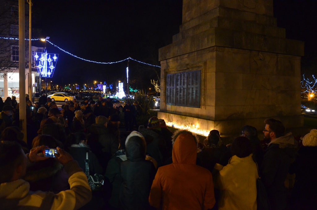 Candlelit vigil in Harrogate