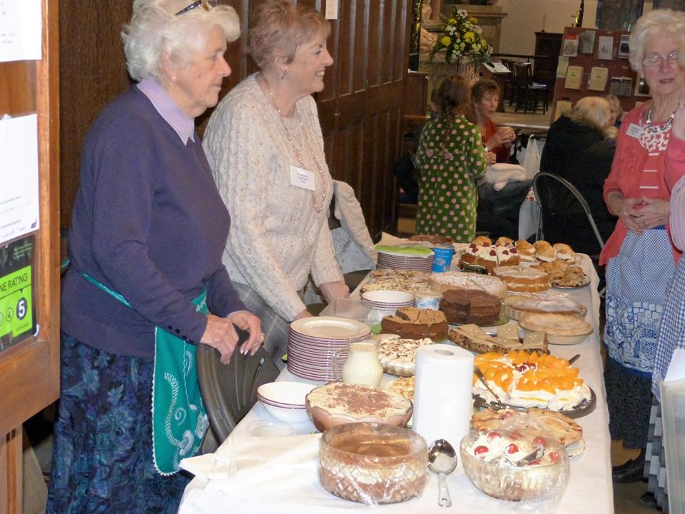 Cake stall at the Bazaar