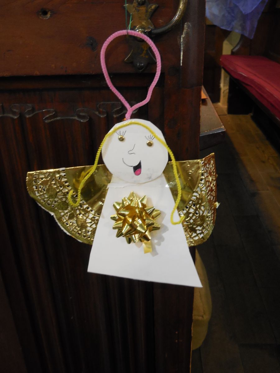 One of the angels at the church