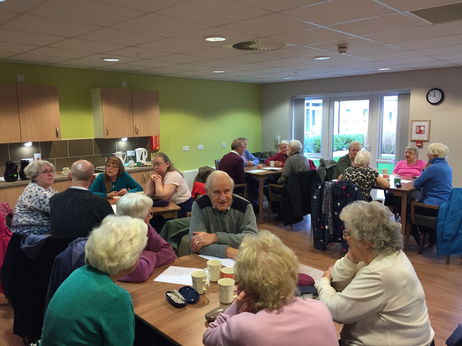 People gathered for the second Advent talk