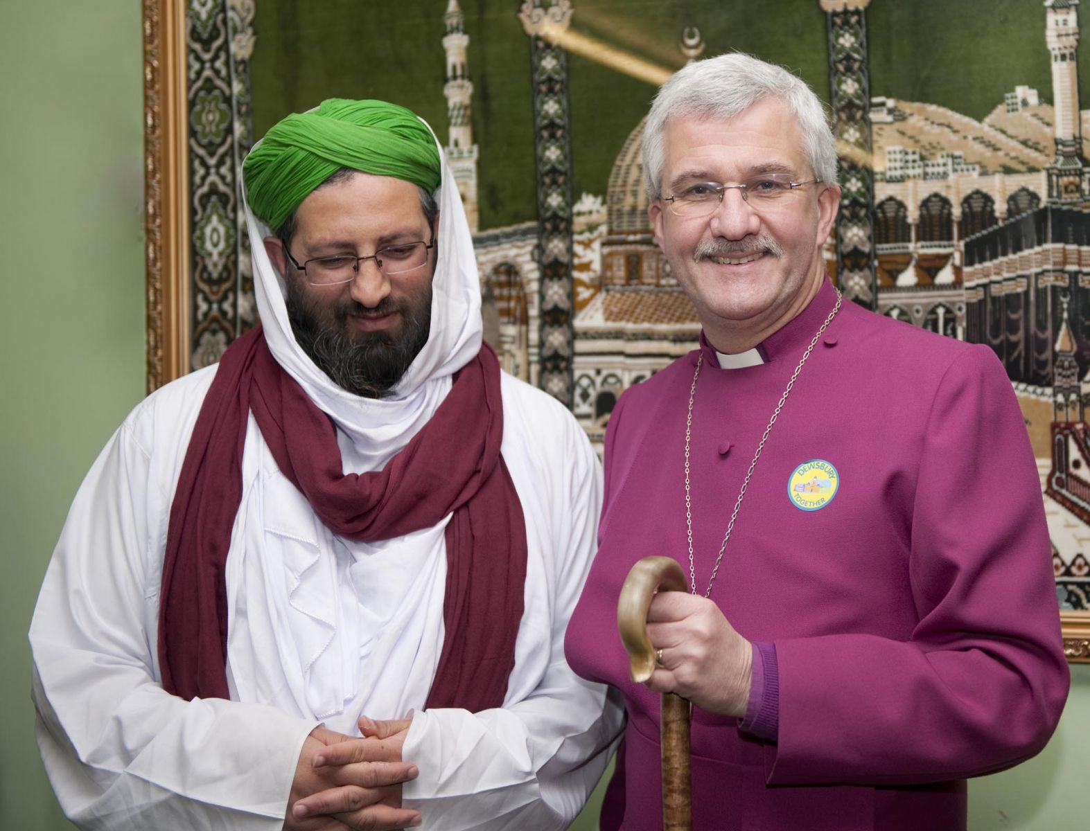 Bishop Jonathan with Imam Rafaqat Ali 