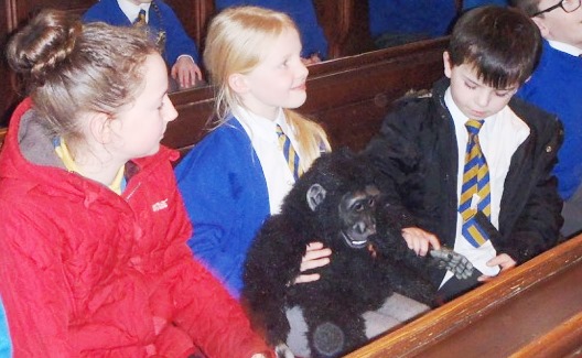 Gary the Gorilla with fans