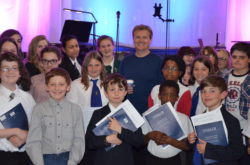 Aled with Bradford Choir