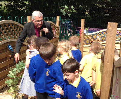 New garden at Flockton School