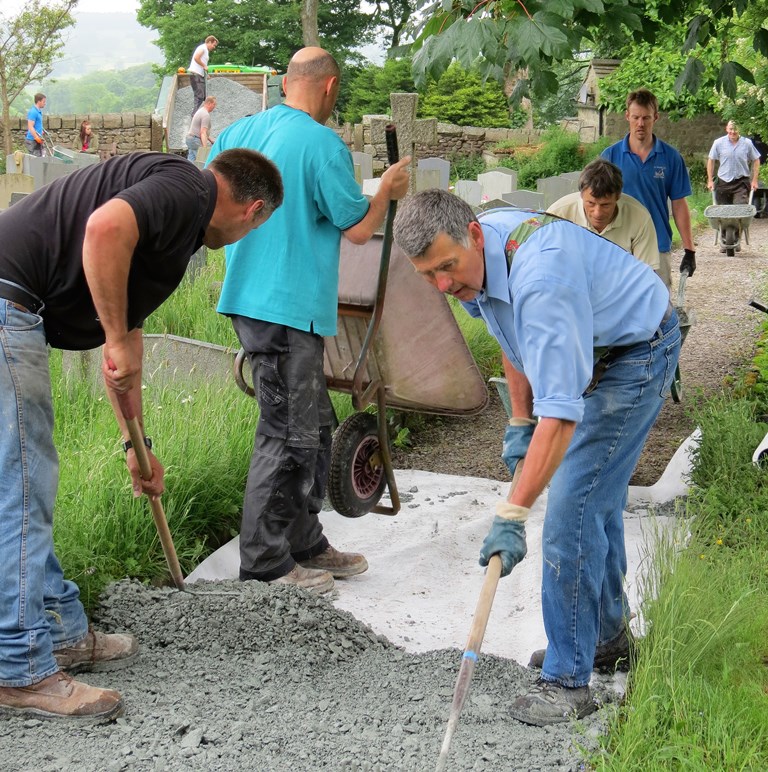 Work at Long Preston