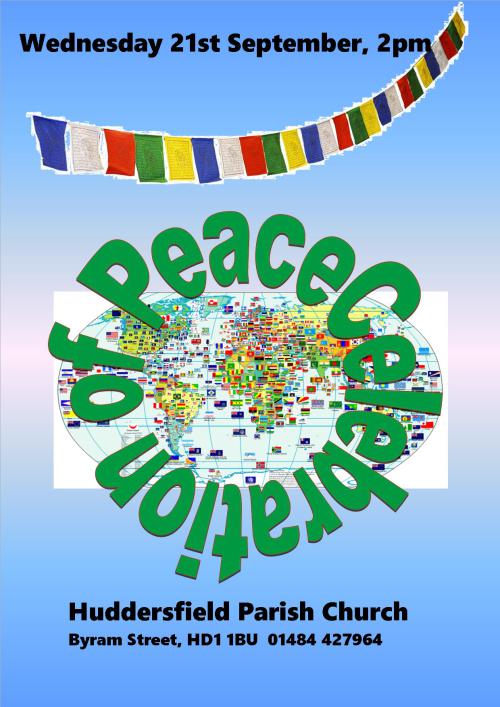 Poster for the Peace Day ceremony